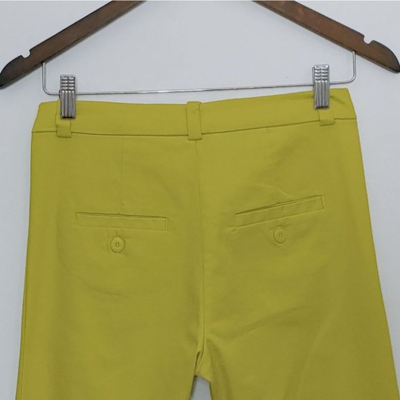 NWOT MANGO mid-rise slim fit side slit ankle pants - Picture 4 of 7